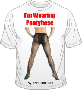 pantyhose wearing